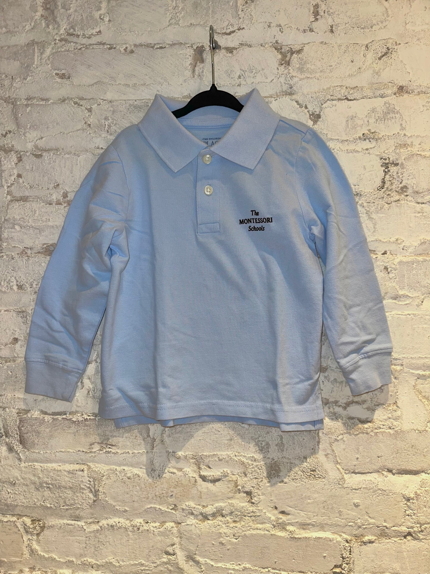Children's Cotton Polo, Long Sleeve